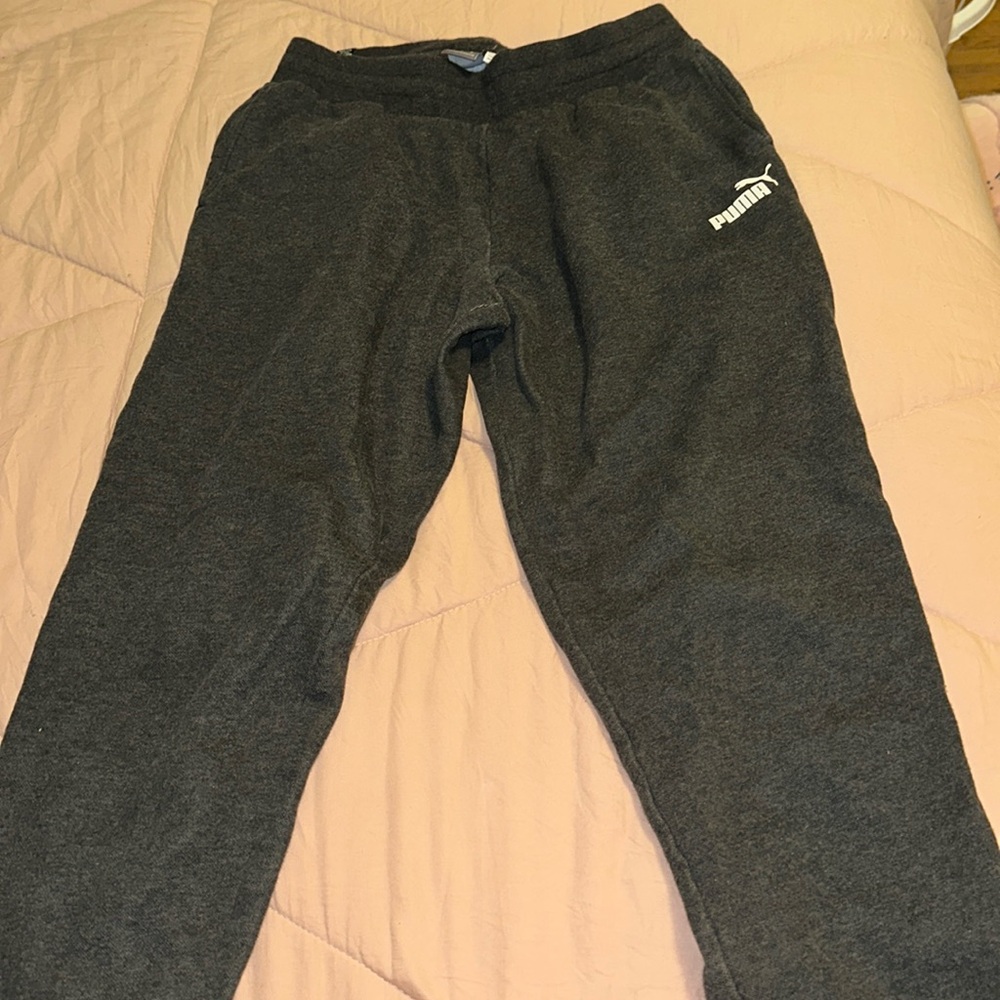 Puma Sweatpants. Dark grey. Medium